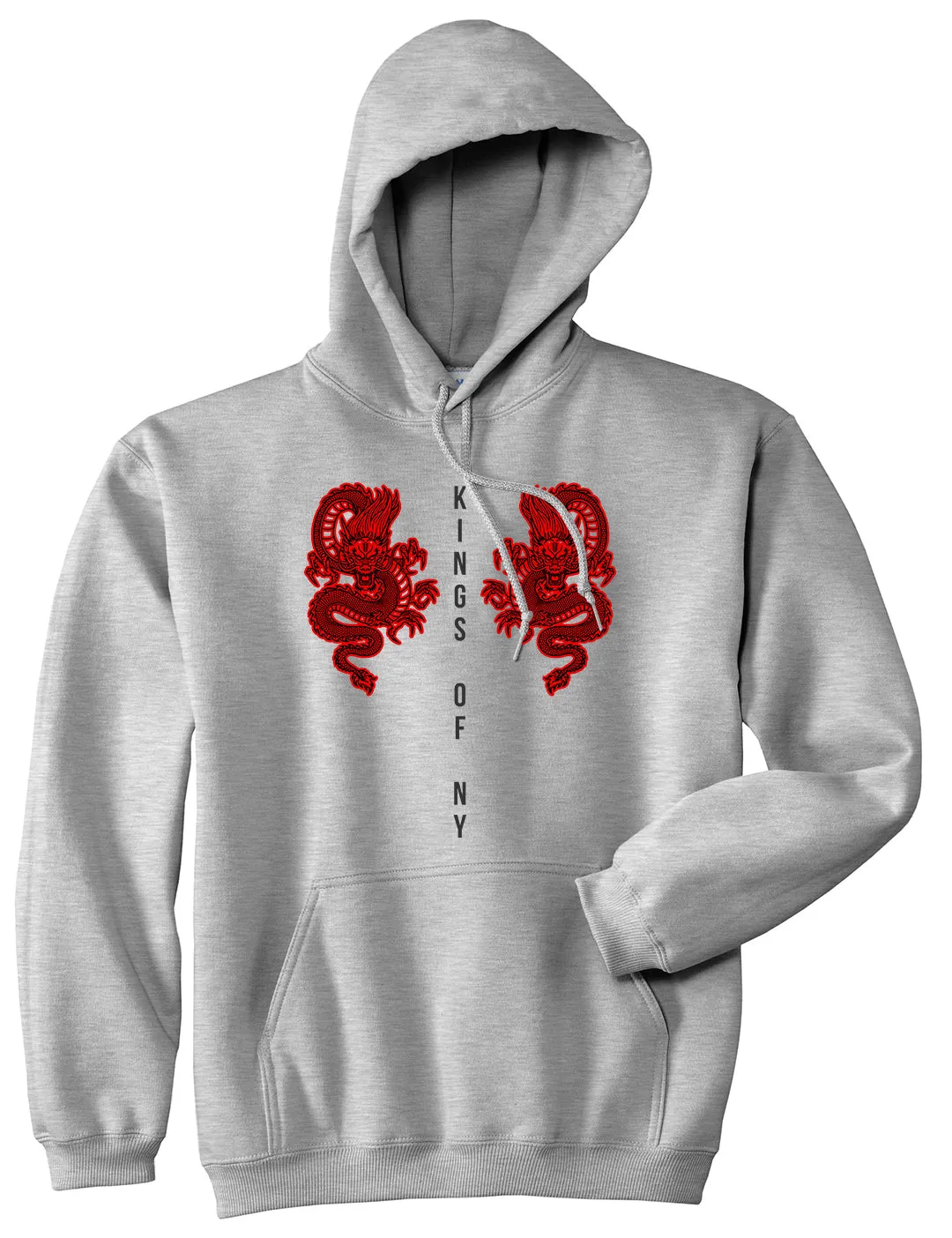 2 Chinese Dragon Pullover Hoodie