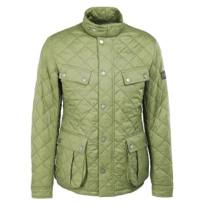 Barbour International Tourer Ariel Quilted Jacket In Light Moss