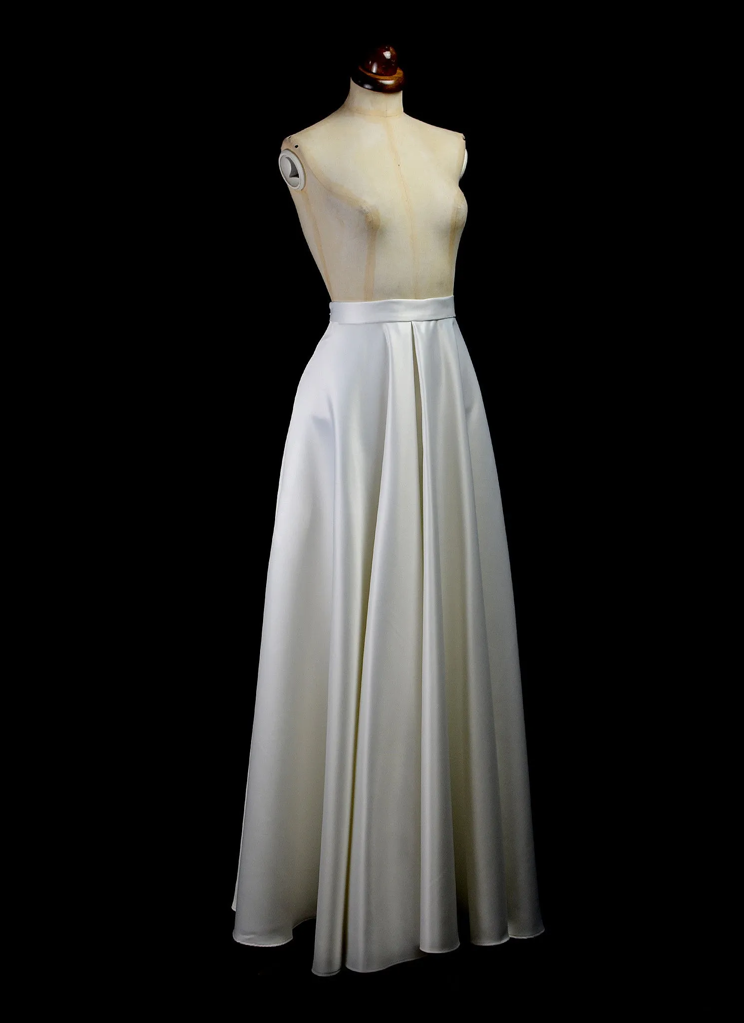 Bespoke Ballgown Silk Bridal Skirt