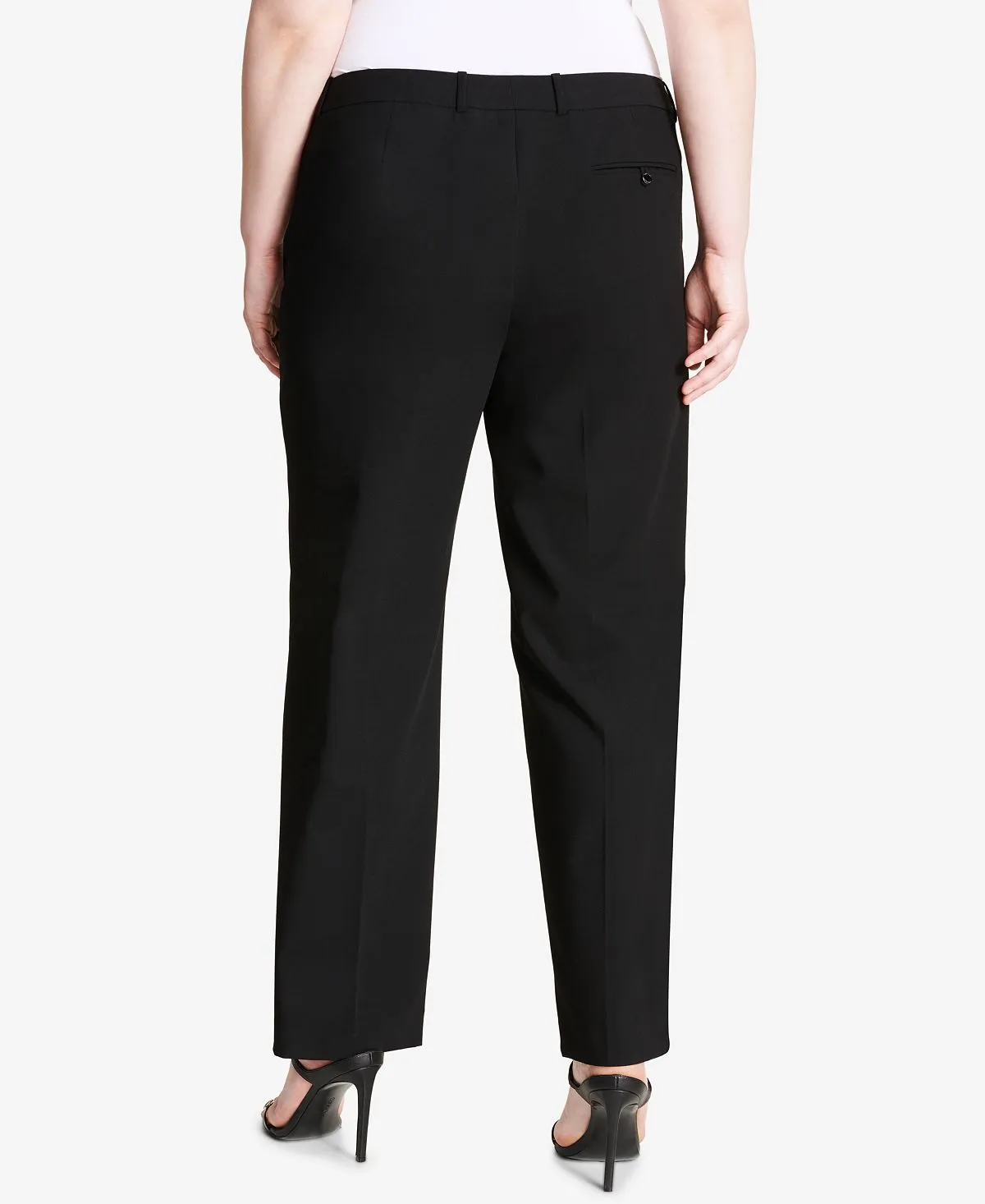 Calvin Klein Modern Plus Size Dress Pants, Black