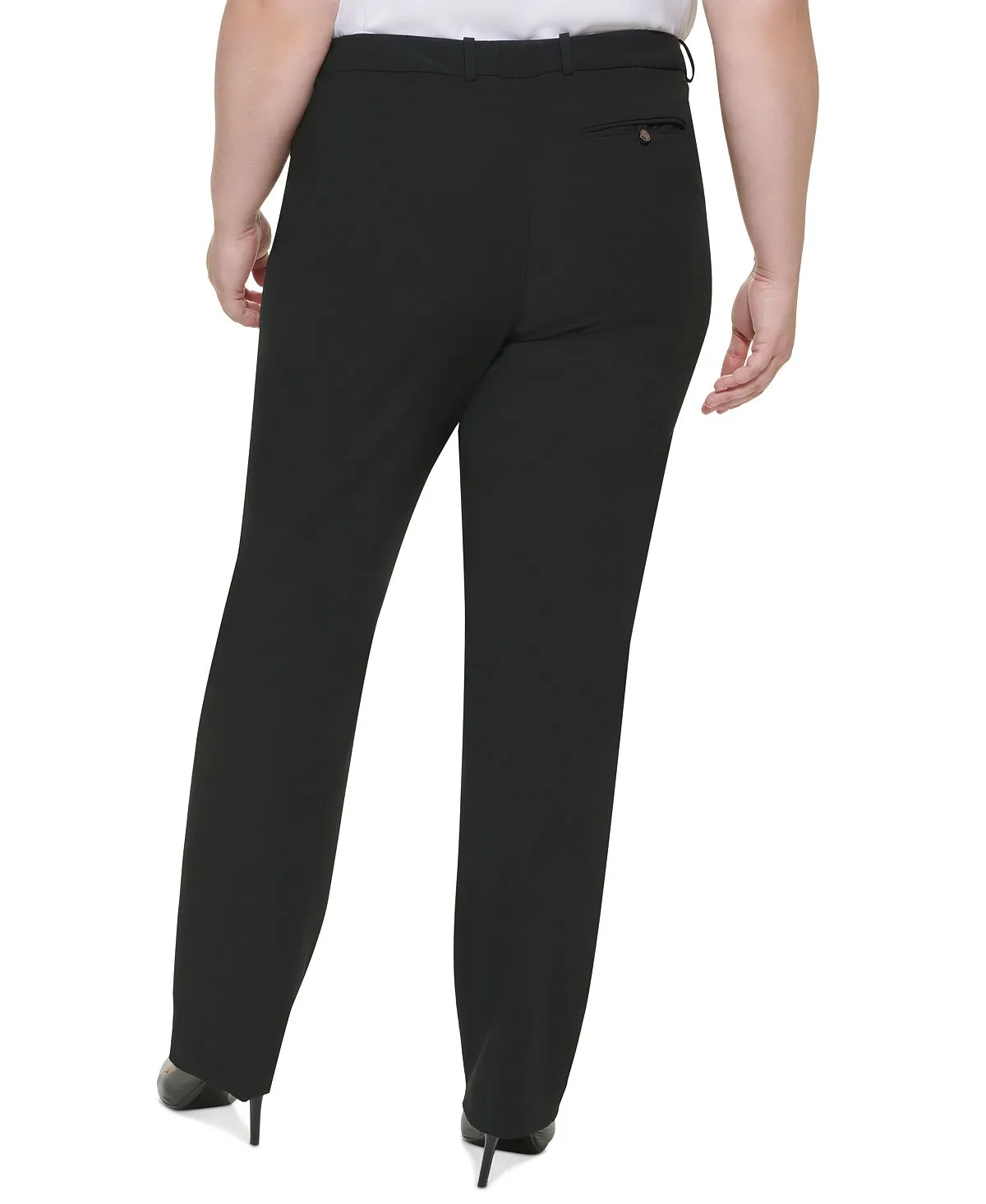 Calvin Klein Modern Plus Size Dress Pants, Black