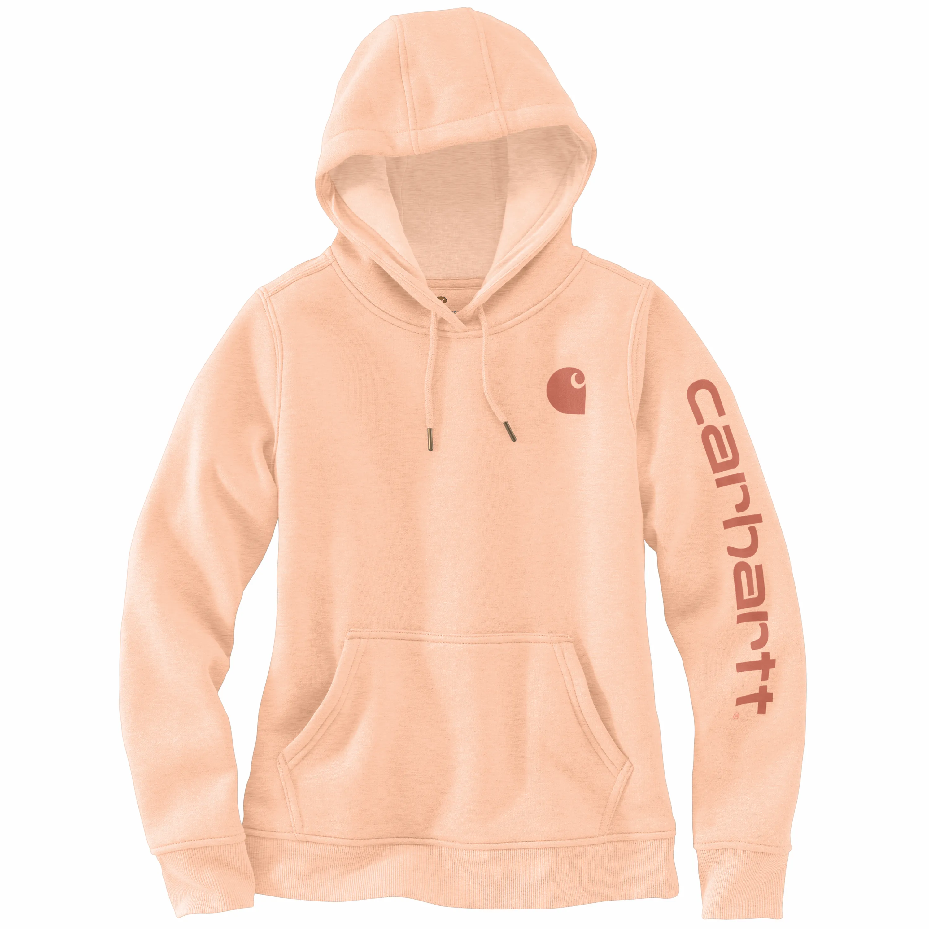 Carhartt Women's Clarksburg Graphic Sleeve Hoodie_Cantaloupe