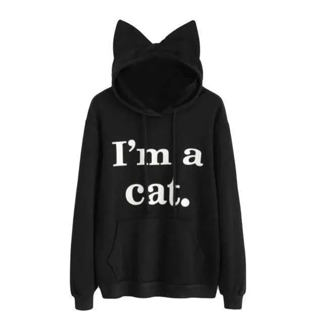 Cute Cat Ear Cap Hoodies ( US 4 - 10)