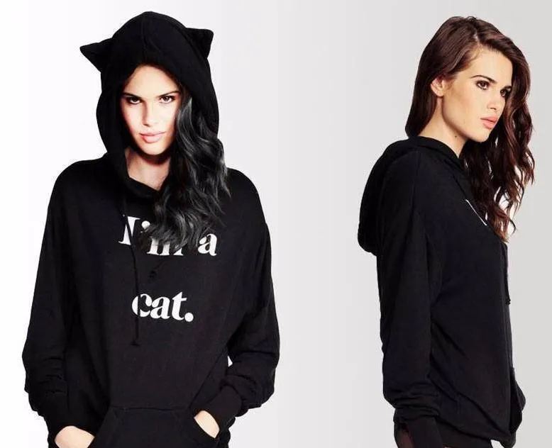 Cute Cat Ear Cap Hoodies ( US 4 - 10)