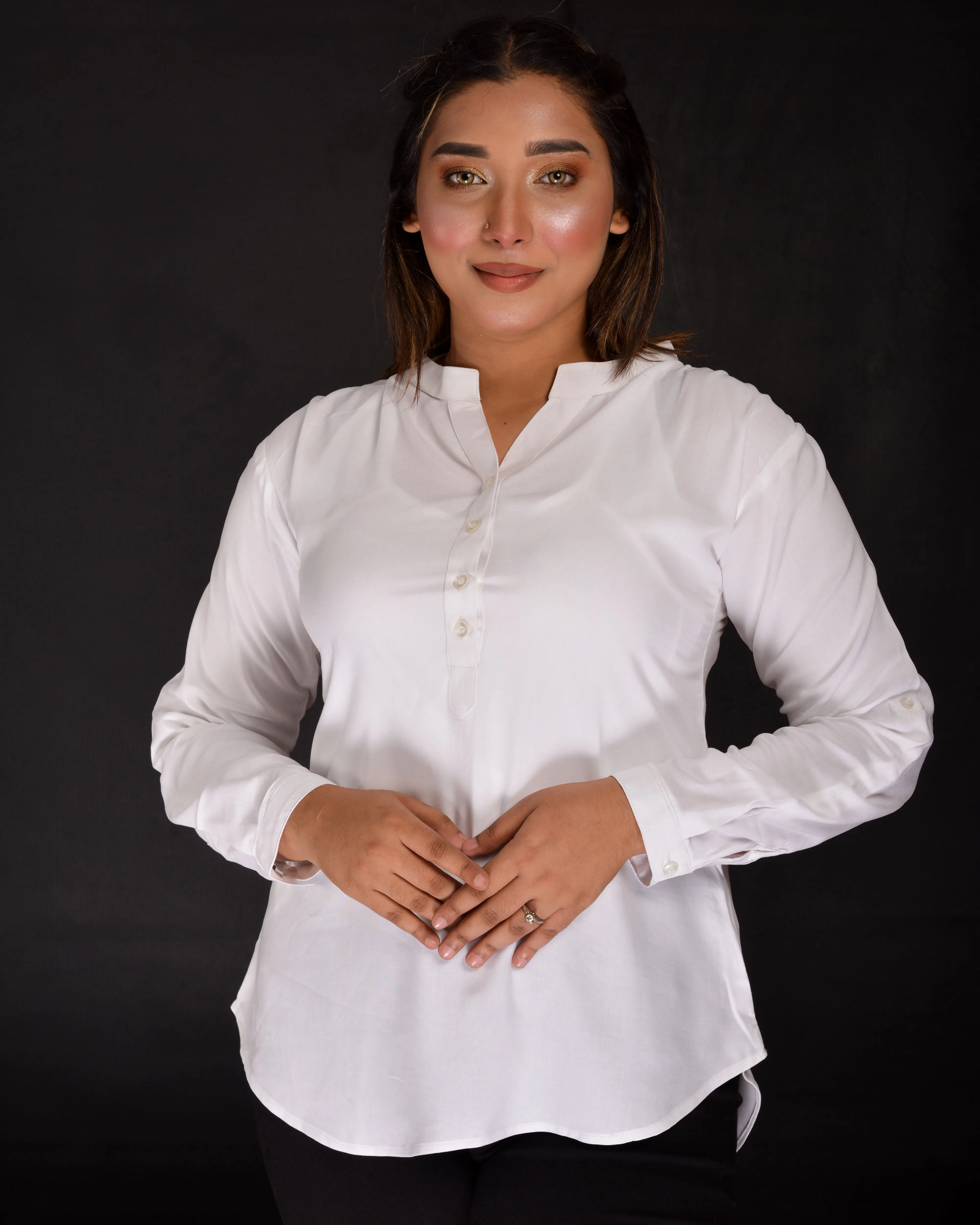 Esprit Full Sleeve White Blouse