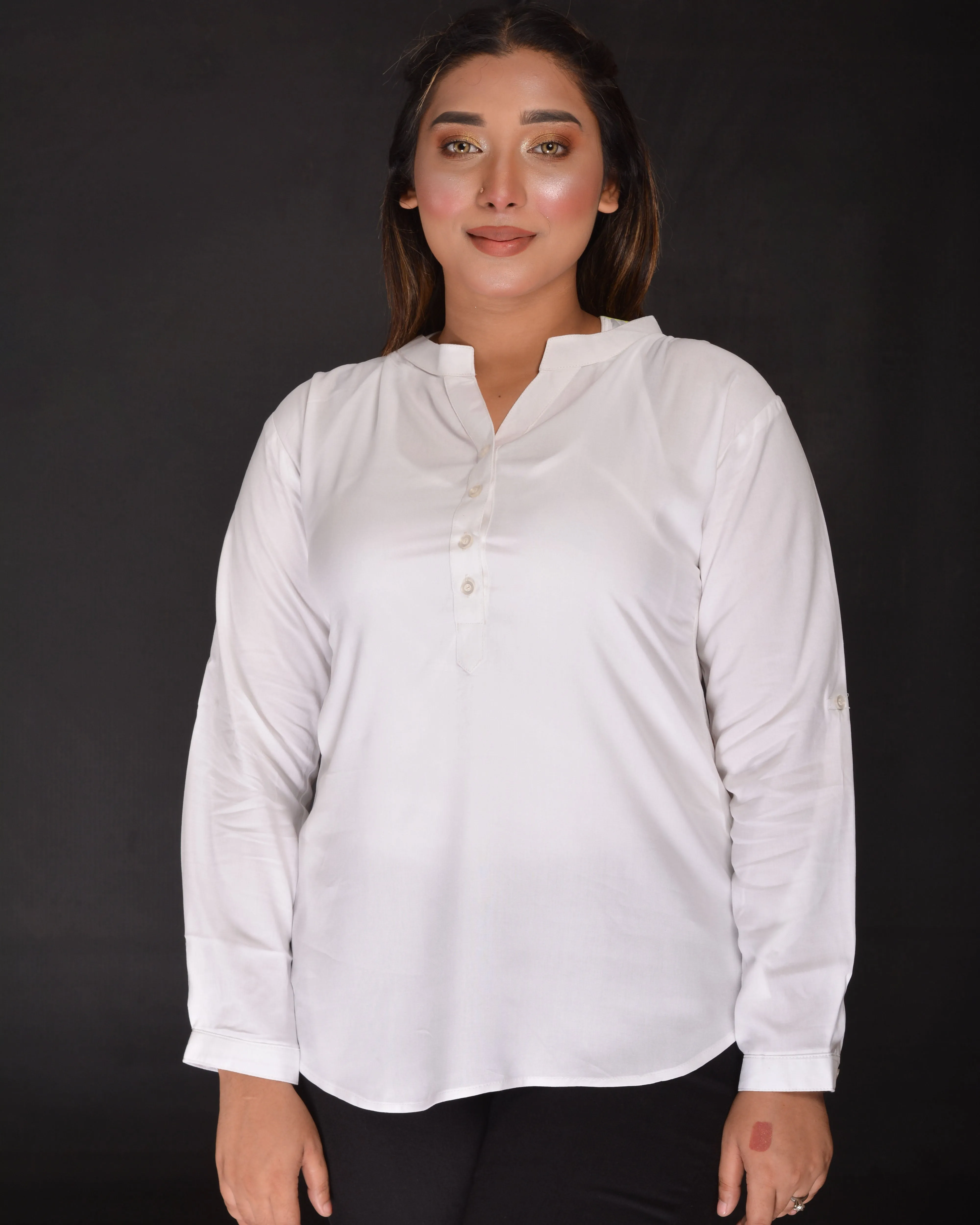 Esprit Full Sleeve White Blouse