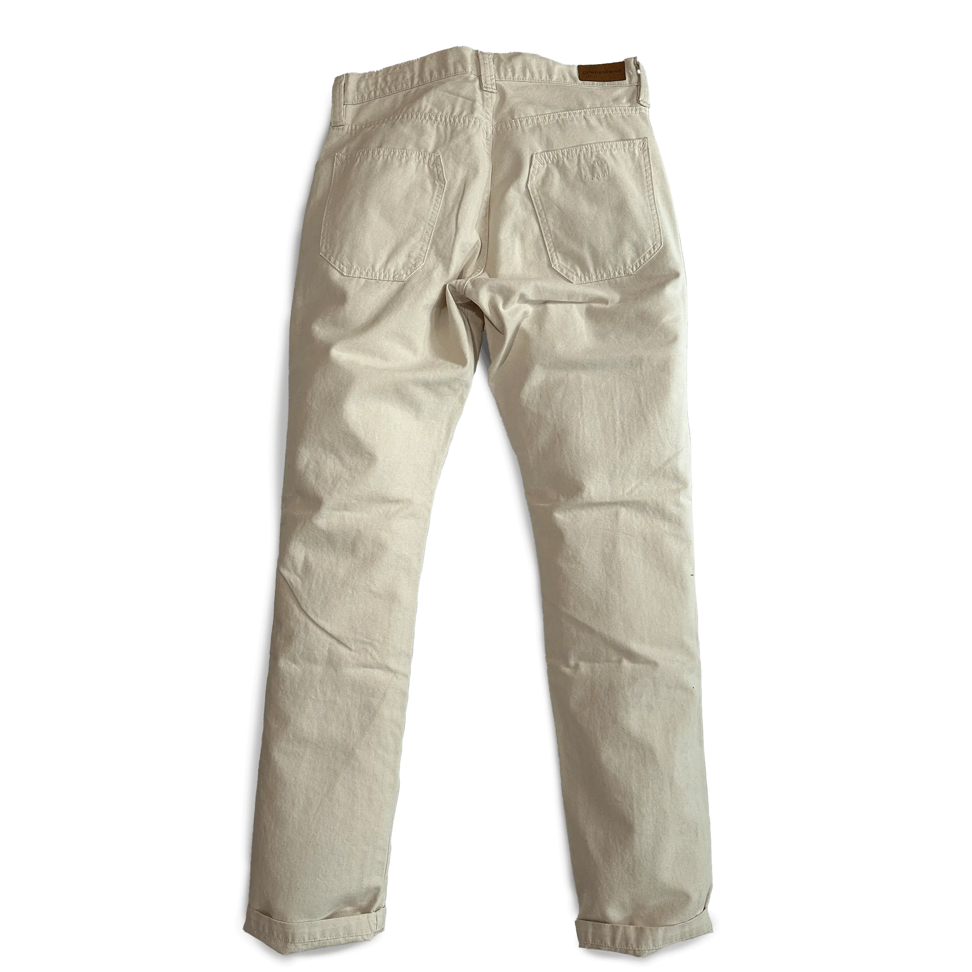 Foundation Essential Canvas Pant - Brushed Natural