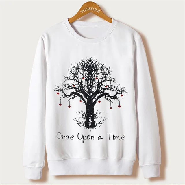 Fox Harajuku Sweatshirt Women Pullover 2017 Casual Animal Print White Hoodies Full Sleeve O-neck Women Clothing Casual Hooded