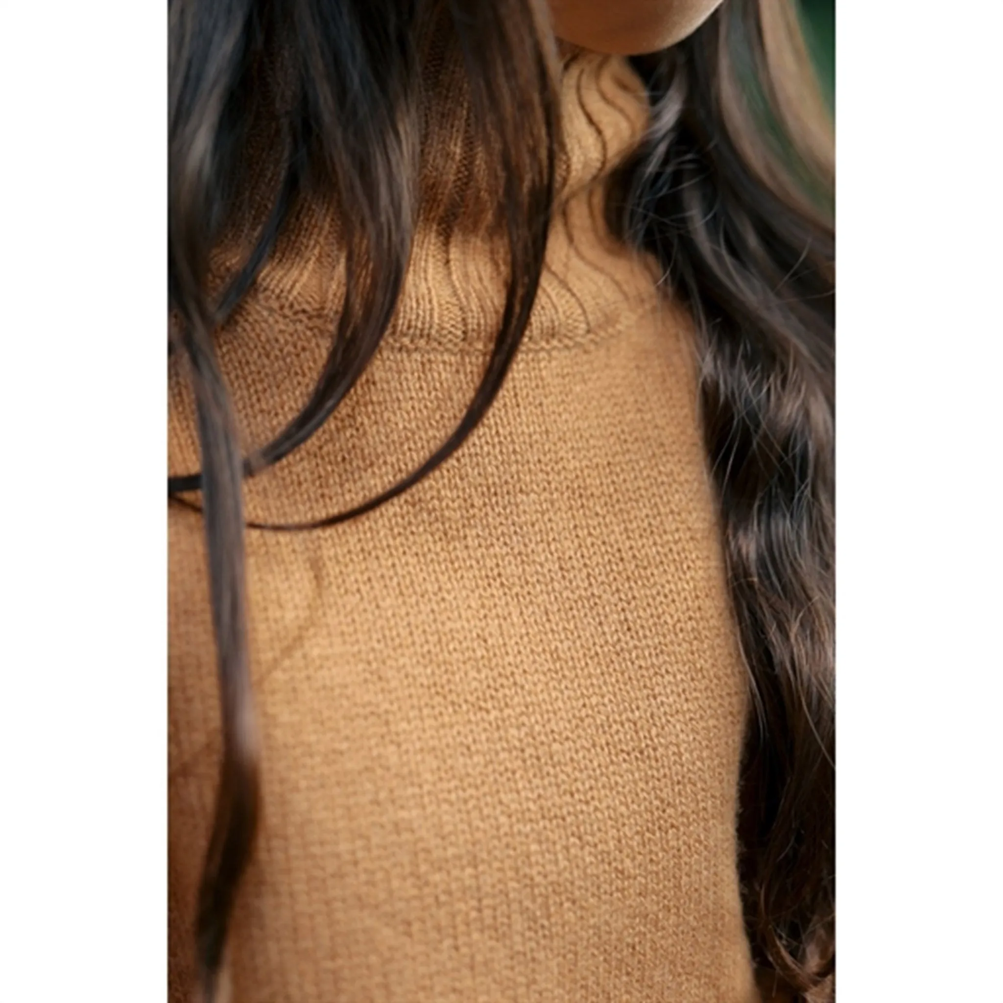 HOLMM Camel Ewii Wool Knit Jumper