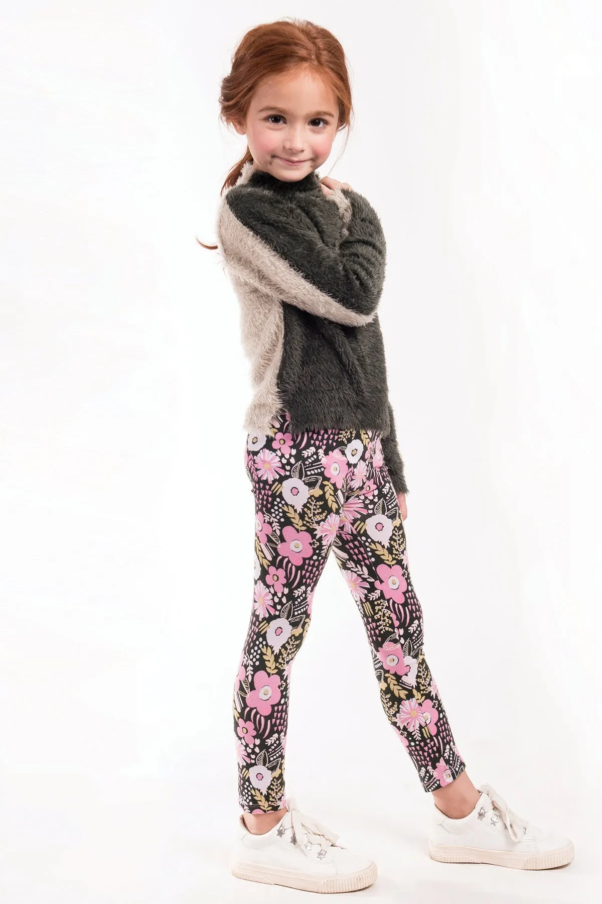 Imoga Alyssa Girls Leggings - Floral