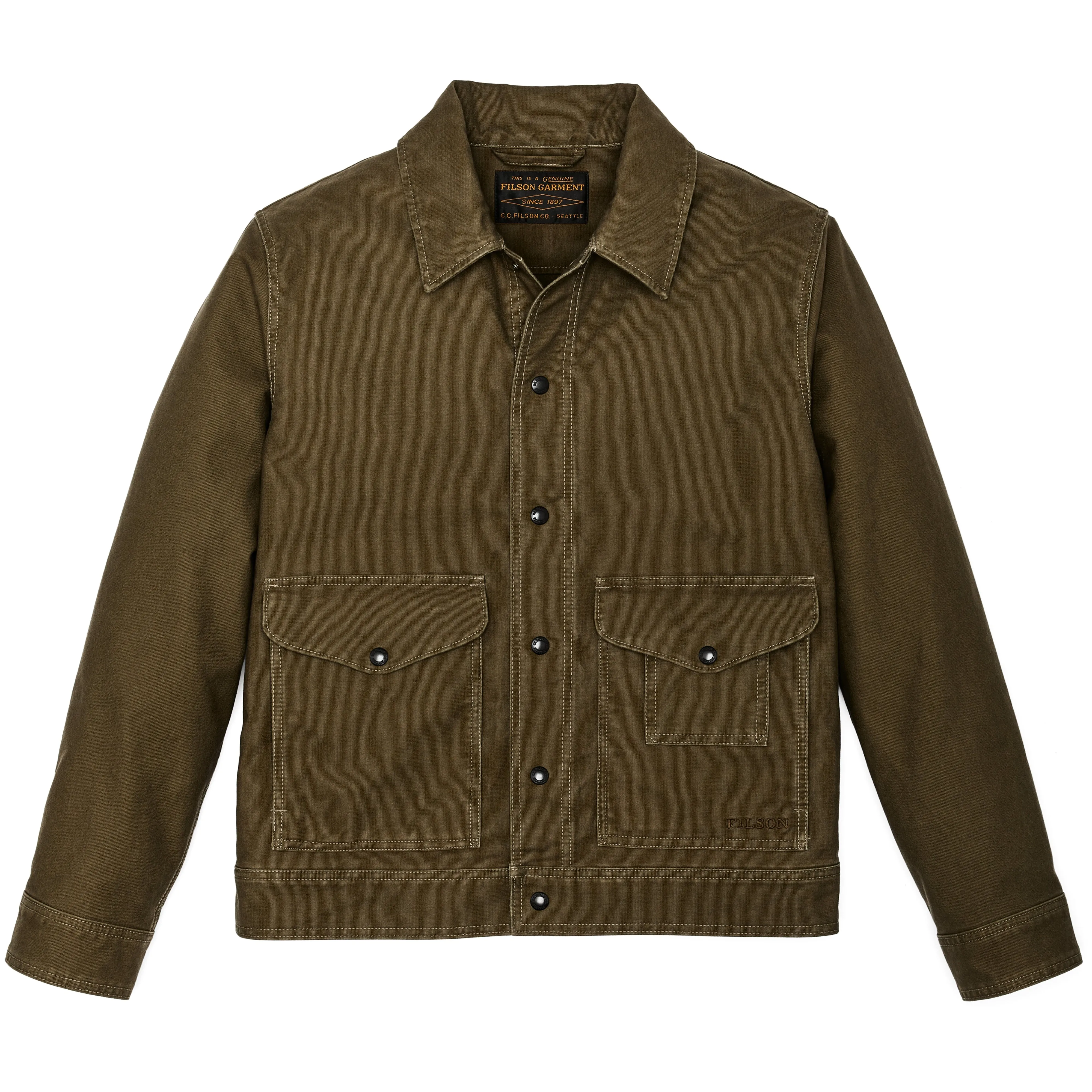 Jungle Cloth Work Jacket- Dark Olive