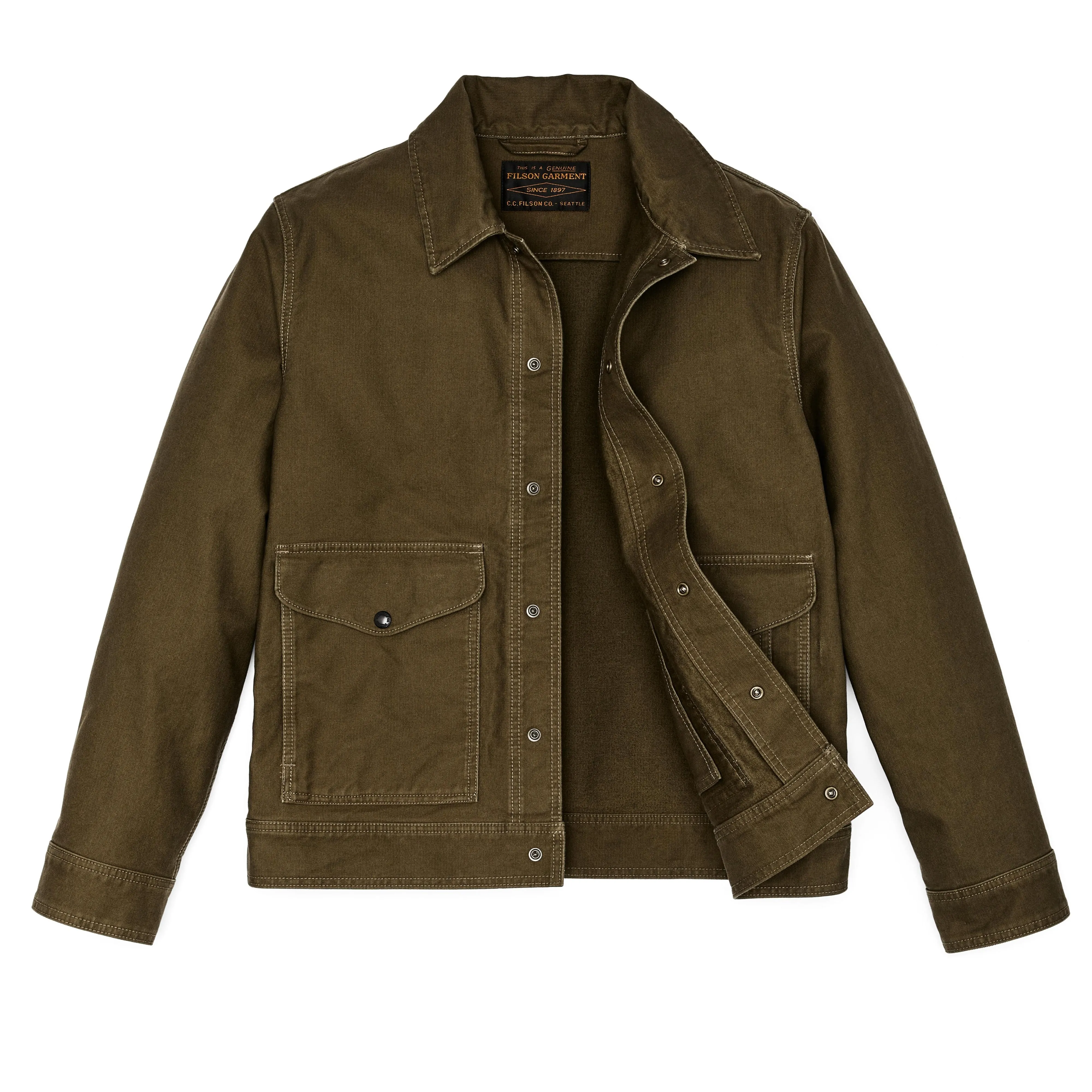 Jungle Cloth Work Jacket- Dark Olive