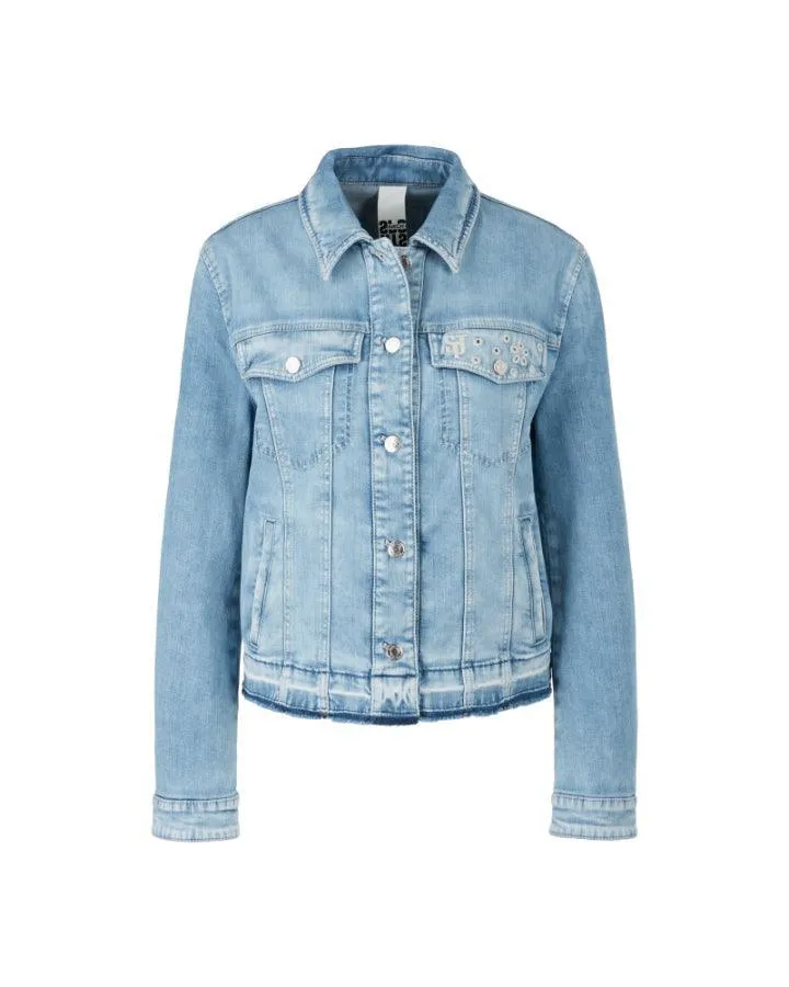 Marc Cain Eyelet Detail Denim Jacket