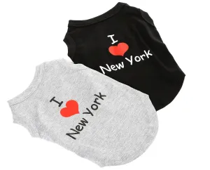 Muscle Tees - I Love New York - Dog Shirt