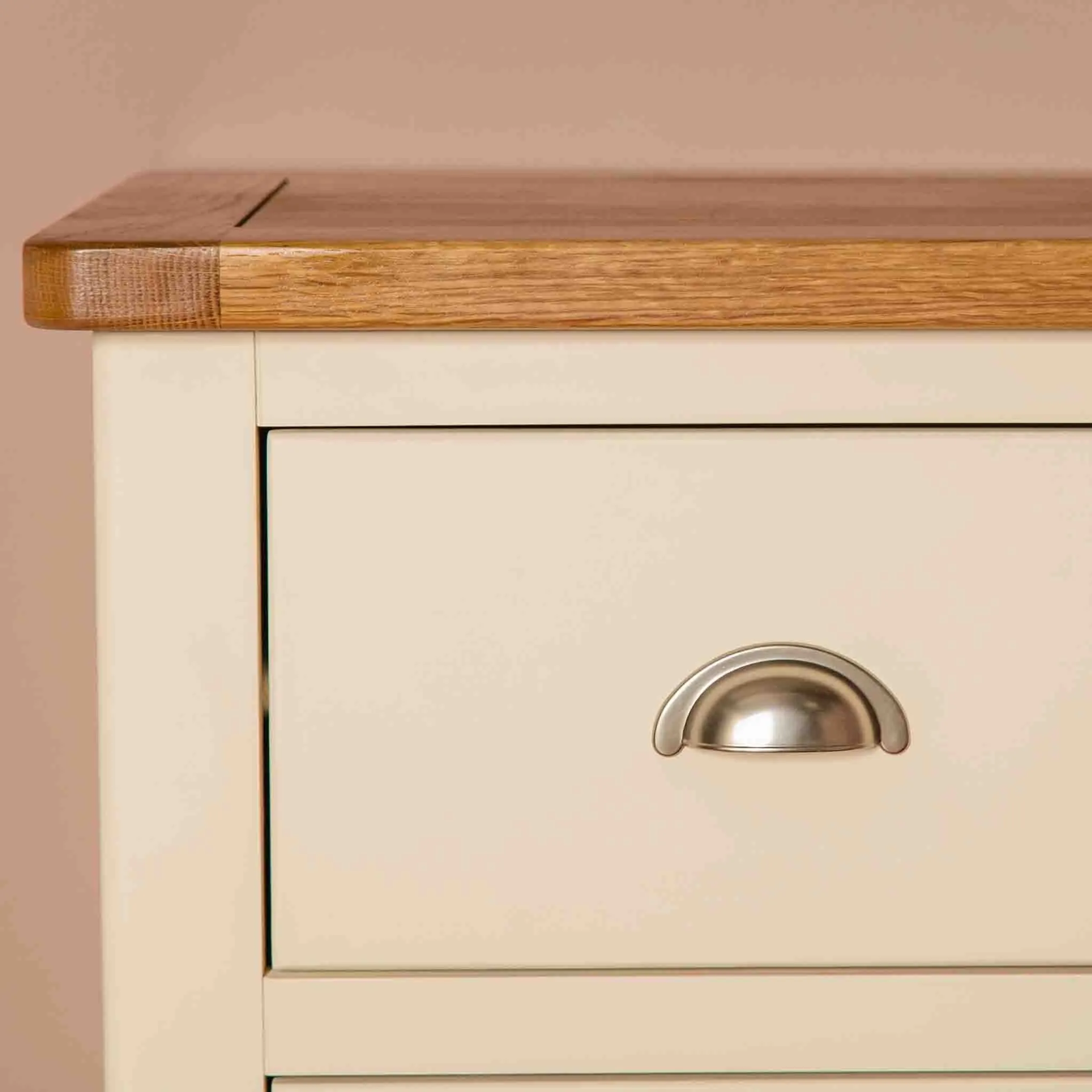 Padstow Cream 2 over 3 Drawer Chest