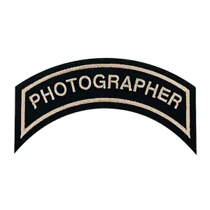 PHOTOGRAPHER Patch In Tan