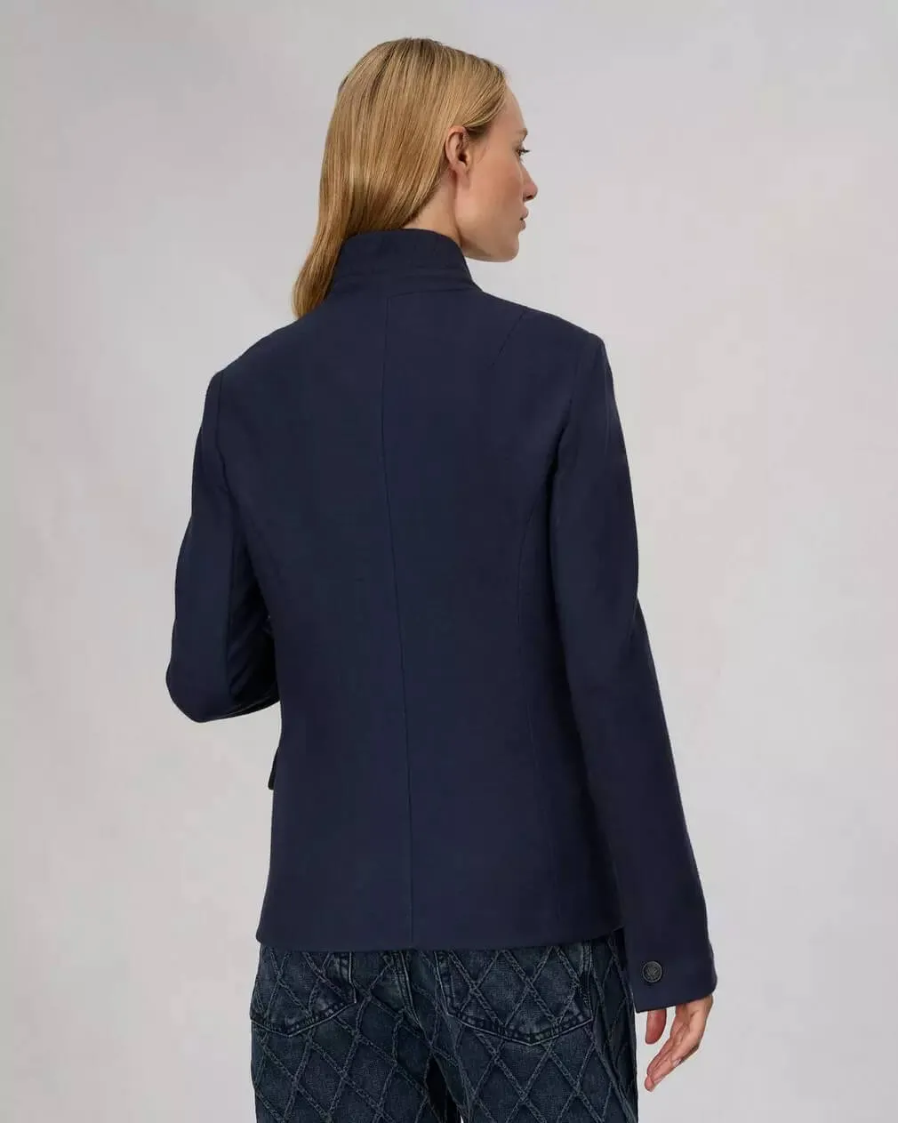 Rag & Bone - Slade Cropped Blazer in navy