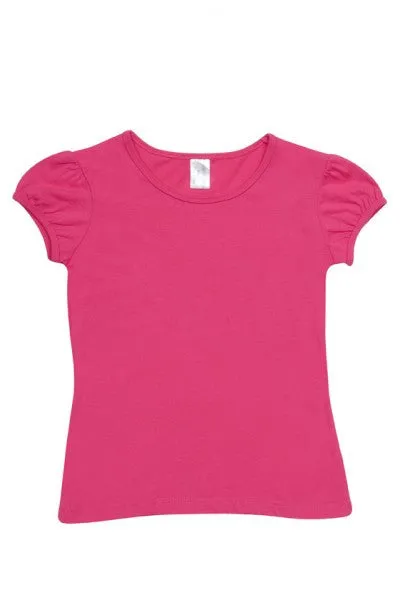 Ramo Girls Short Puff Sleeve Tee (T301GL)