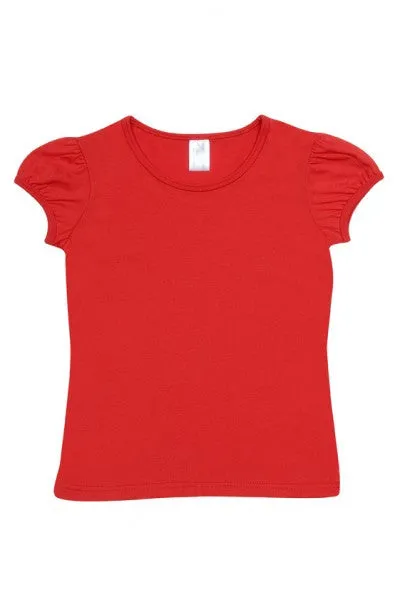 Ramo Girls Short Puff Sleeve Tee (T301GL)