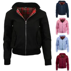 Shop Ladies Classic Vintage Harrington Jacket - Made in the UK | Timeless Style & Comfort