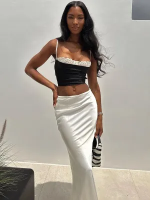 Slim Bodycon Party Elegant Sexy Long High Street Summer Waist Skirt