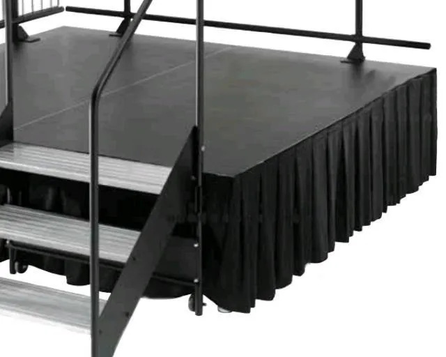 Stage Skirt, 16" x 12' Premier Black