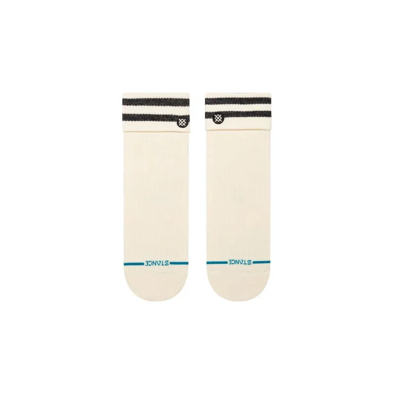 Stance Roll Cuff Cotton Quarter Socks - CANVAS