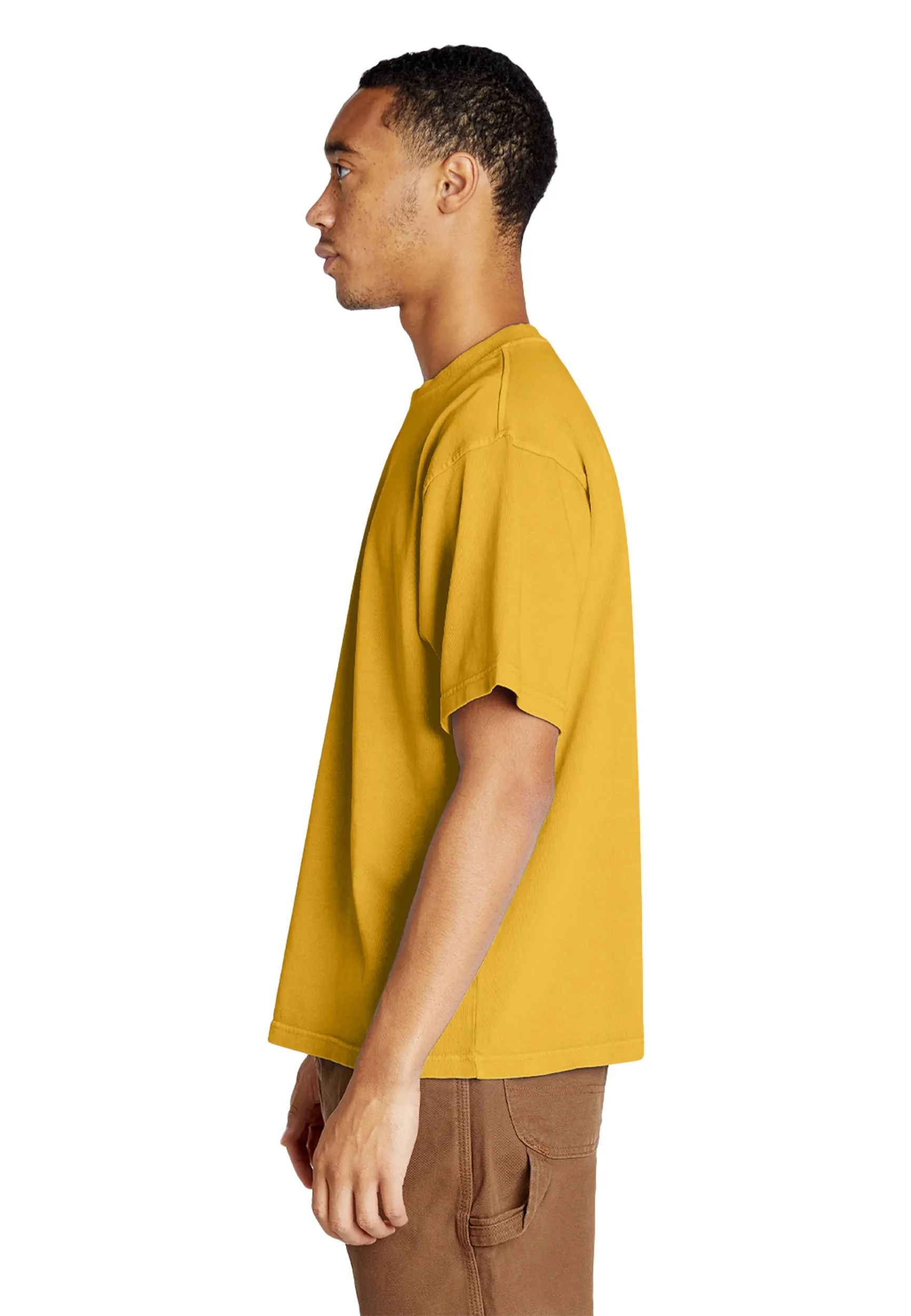 Streetwear Heavyweight Short Sleeve Tee - Peanut Butter