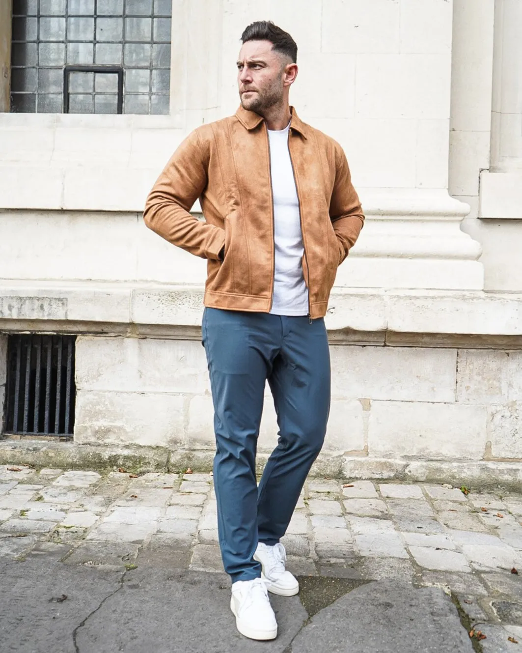 Timeless Suede Bomber Jacket New