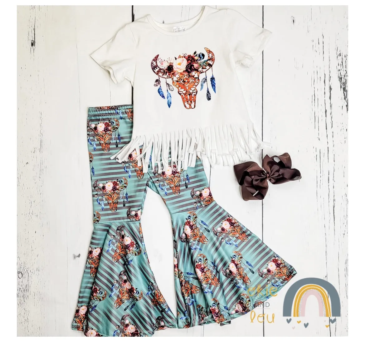 Western Boho Two Piece Set