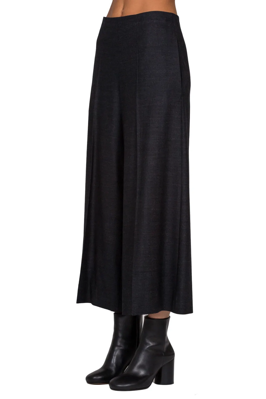 Wide Leg Cropped Trousers