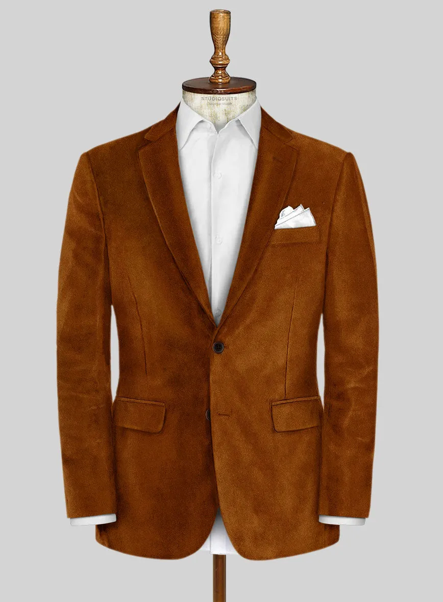 Windsor Tan Velvet Jacket