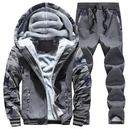 Winter Inner Fleece Hoodies Men 2019