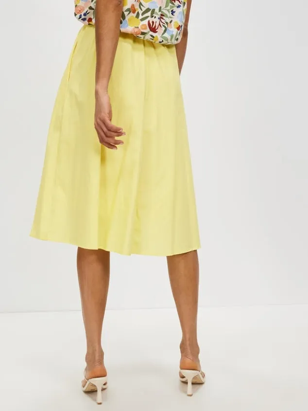 Women's Elegant and Versatile Yellow Skirt by Kaja Clothing - Patty Skirt