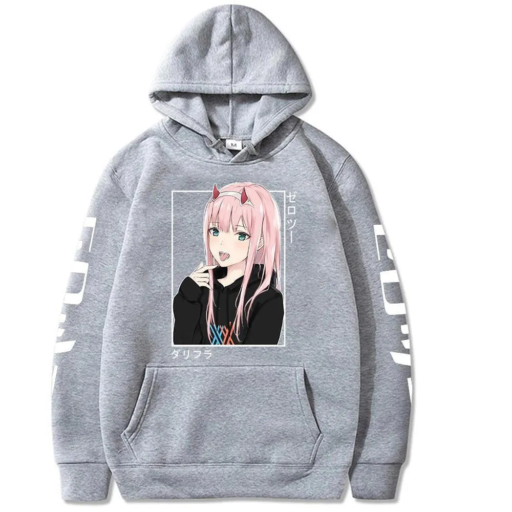 Zero Two Hoodie 2 Waifu Darling In The Franxx (Colors Available)