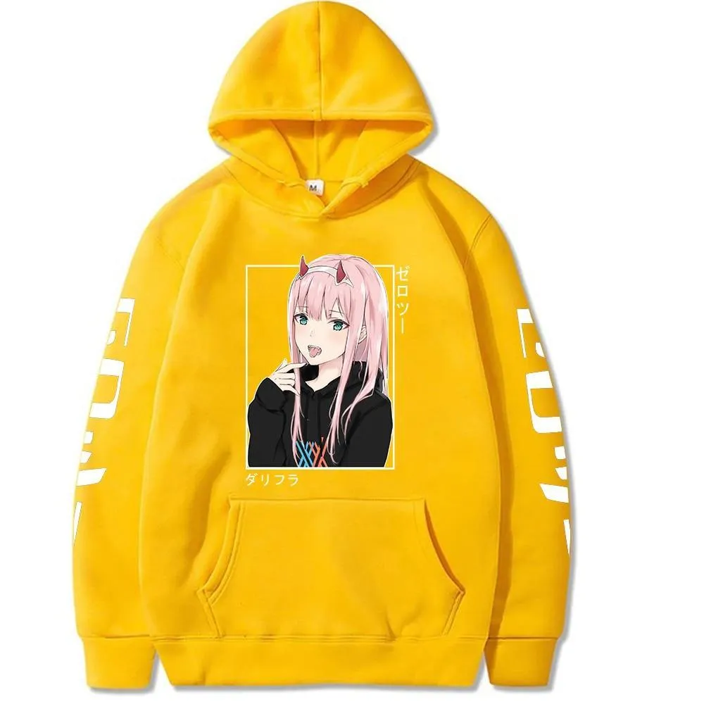 Zero Two Hoodie 2 Waifu Darling In The Franxx (Colors Available)